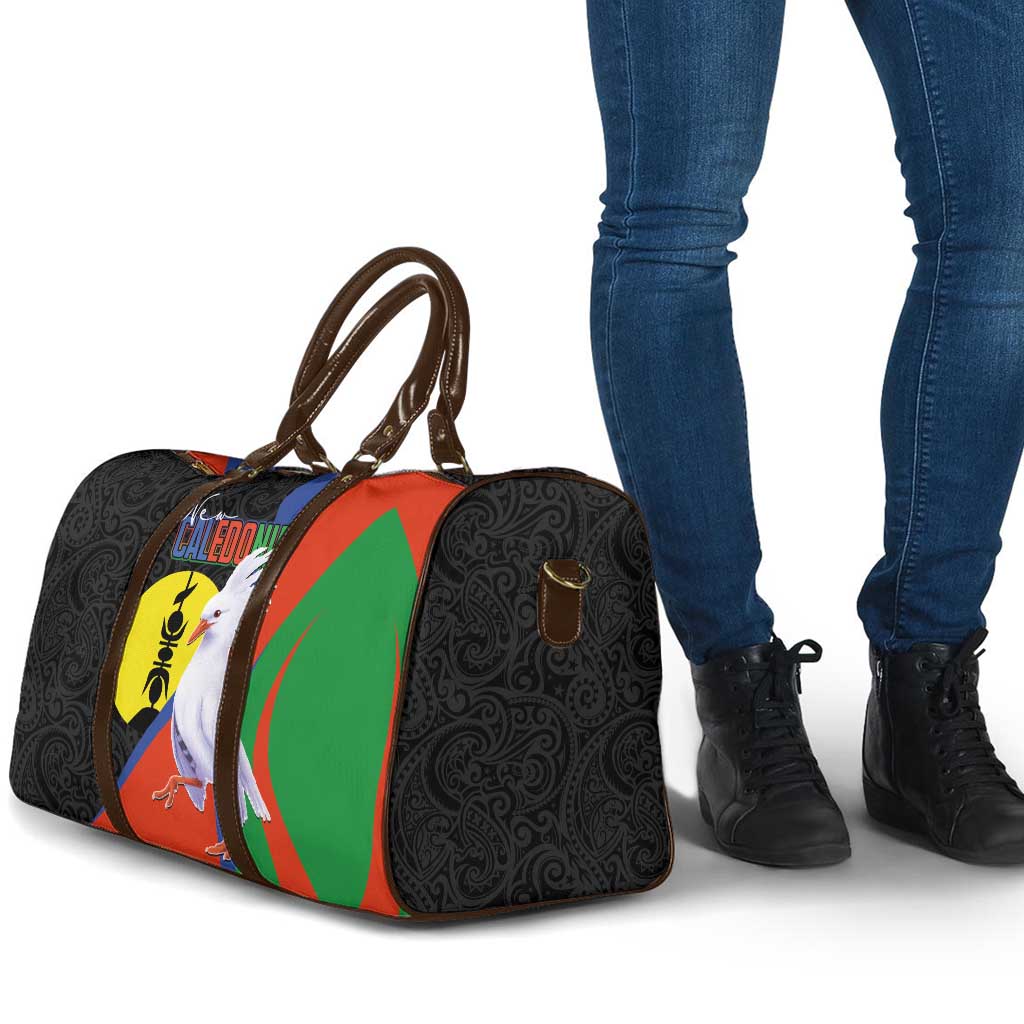 New Caledonia Travel Bag Kagu Bird and The Seal with Melanesian Culture - Polynesian Pride