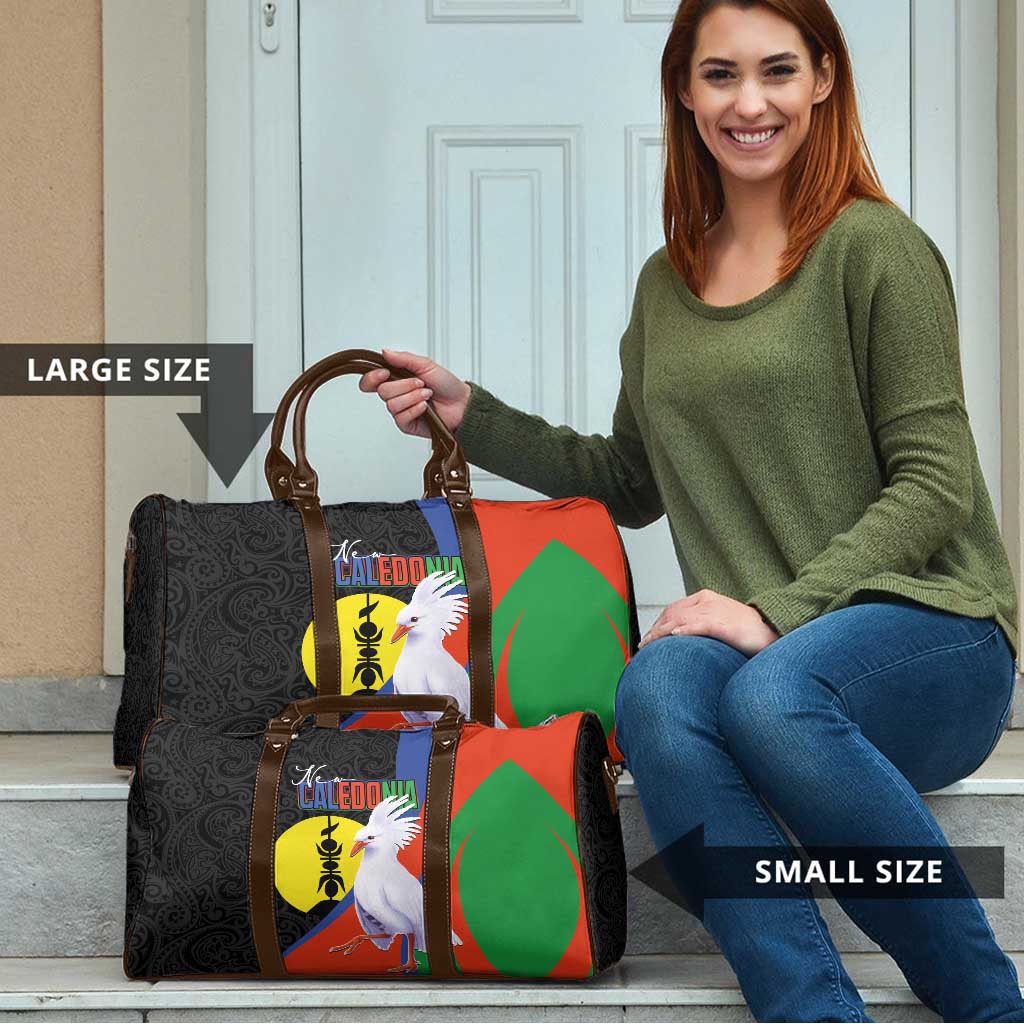 New Caledonia Travel Bag Kagu Bird and The Seal with Melanesian Culture - Polynesian Pride
