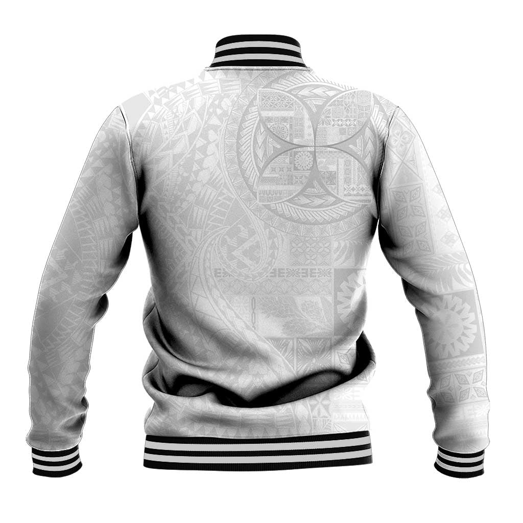 Samoan Culture-Lotu Tamaiti Baseball Jacket Siapo and Polynesian Art Tattoos - Polynesian Pride