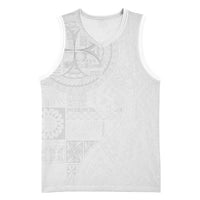 Samoan Culture-Lotu Tamaiti Basketball Jersey Siapo and Polynesian Art Tattoos - Polynesian Pride