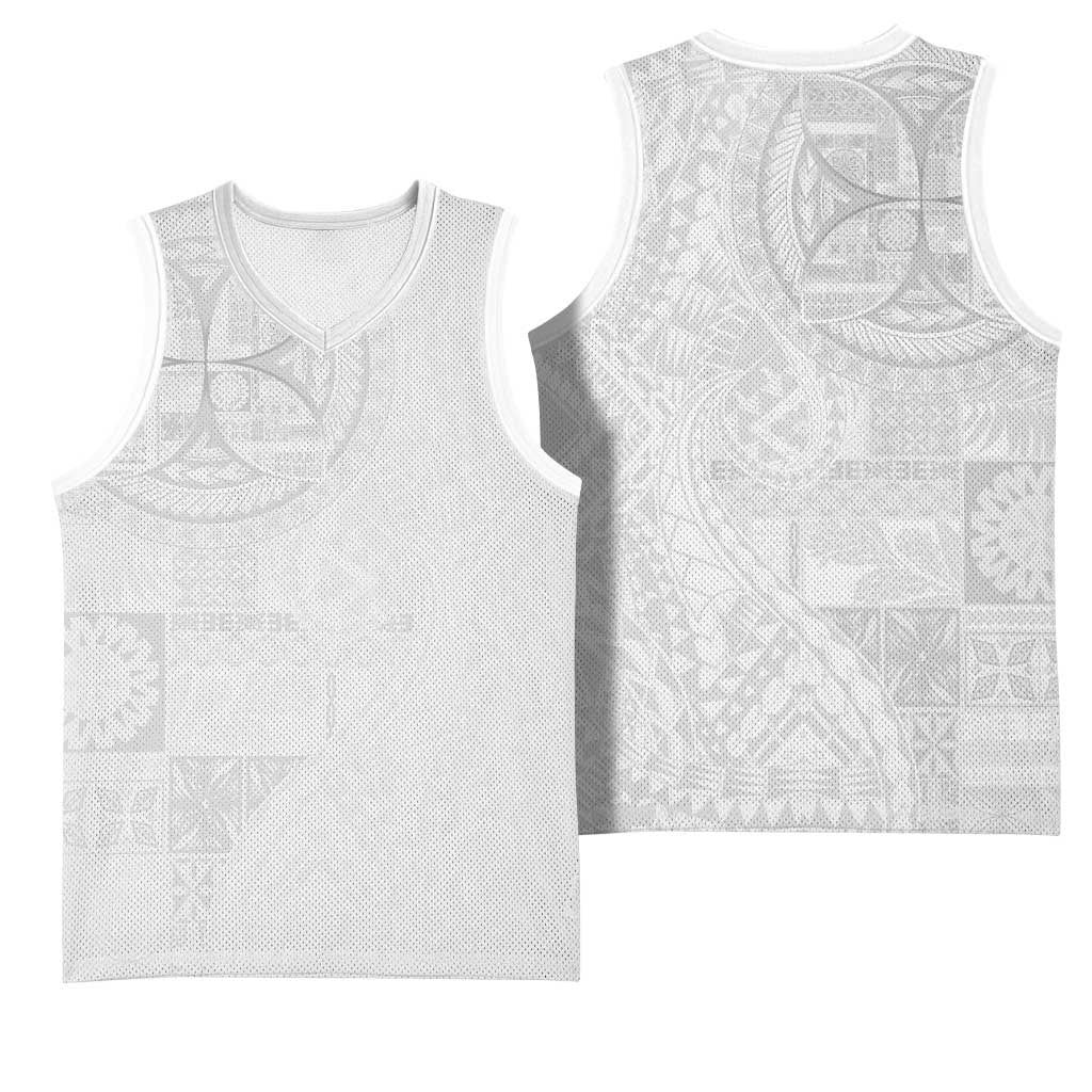 Samoan Culture-Lotu Tamaiti Basketball Jersey Siapo and Polynesian Art Tattoos - Polynesian Pride