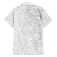 Samoan Culture-Lotu Tamaiti Family Matching Puletasi and Hawaiian Shirt Siapo and Polynesian Art Tattoos LT03 - Polynesian Pride