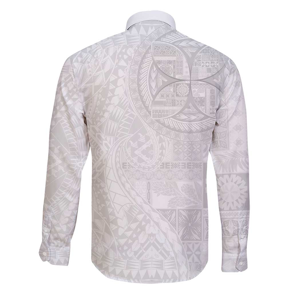 Samoan Culture-Lotu Tamaiti Family Matching Puletasi and Hawaiian Shirt Siapo and Polynesian Art Tattoos LT03 - Polynesian Pride