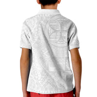 Samoan Culture-Lotu Tamaiti Kid Polo Shirt Siapo and Polynesian Art Tattoos - Polynesian Pride