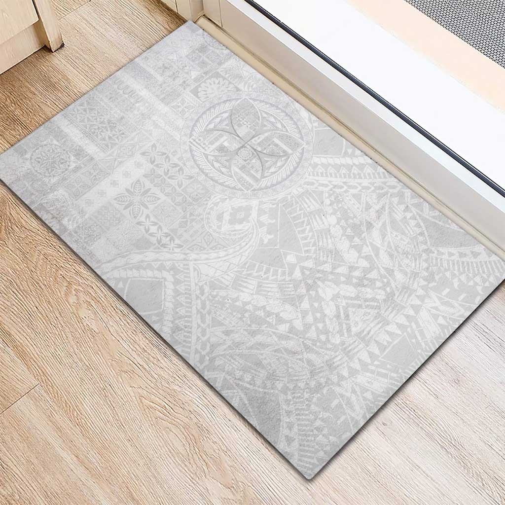 Samoan Culture-Lotu Tamaiti Rubber Doormat Siapo and Polynesian Art Tattoos - Polynesian Pride