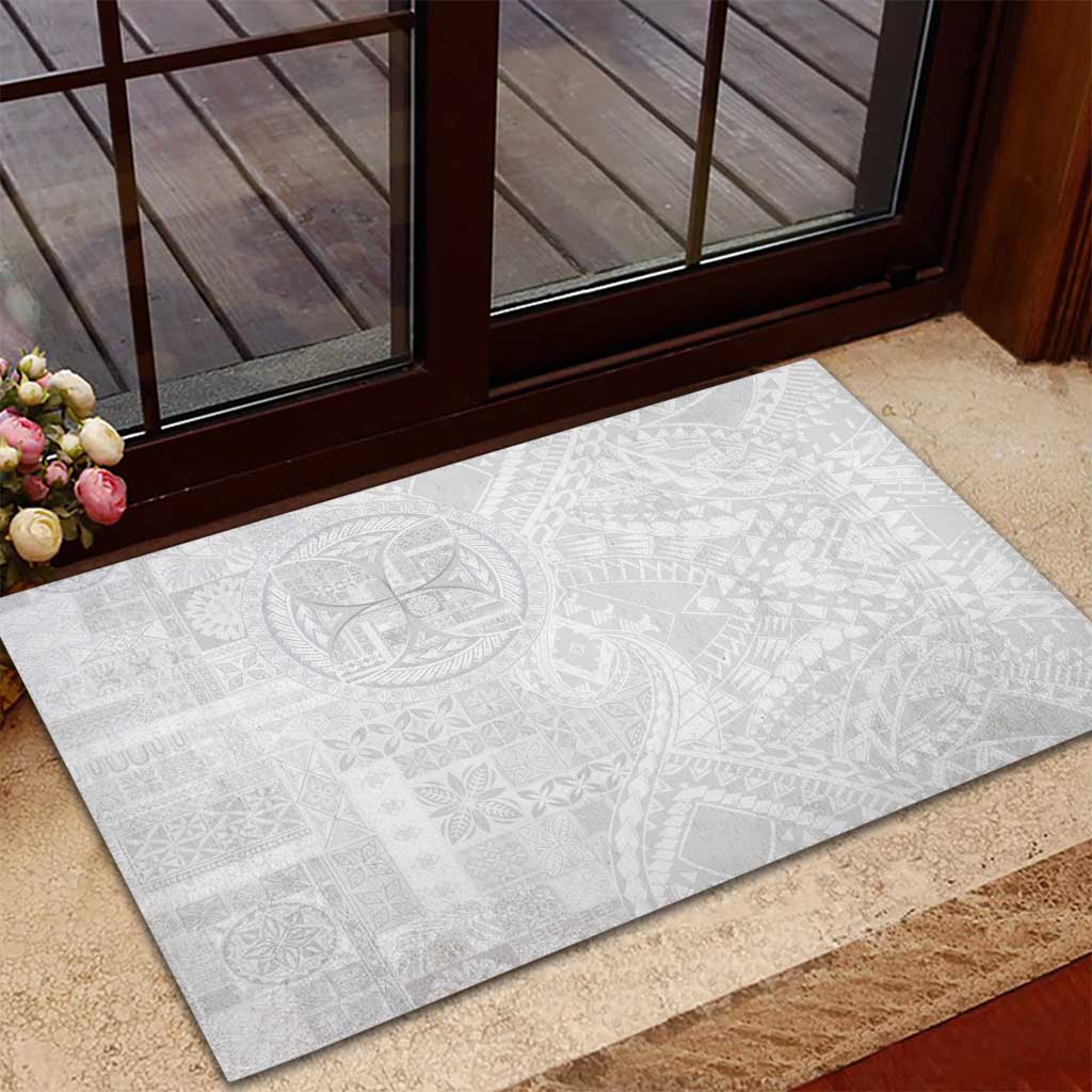 Samoan Culture-Lotu Tamaiti Rubber Doormat Siapo and Polynesian Art Tattoos - Polynesian Pride