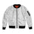 Samoan Culture-Lotu Tamaiti Sleeve Zip Bomber Jacket Siapo and Polynesian Art Tattoos - Polynesian Pride