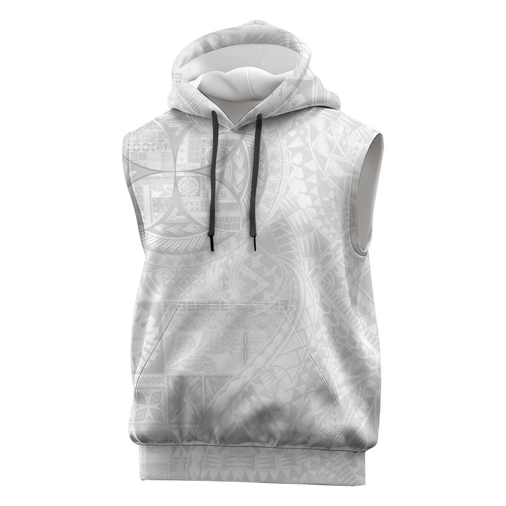 Samoan Culture-Lotu Tamaiti Sleeveless Hoodie Siapo and Polynesian Art Tattoos - Polynesian Pride