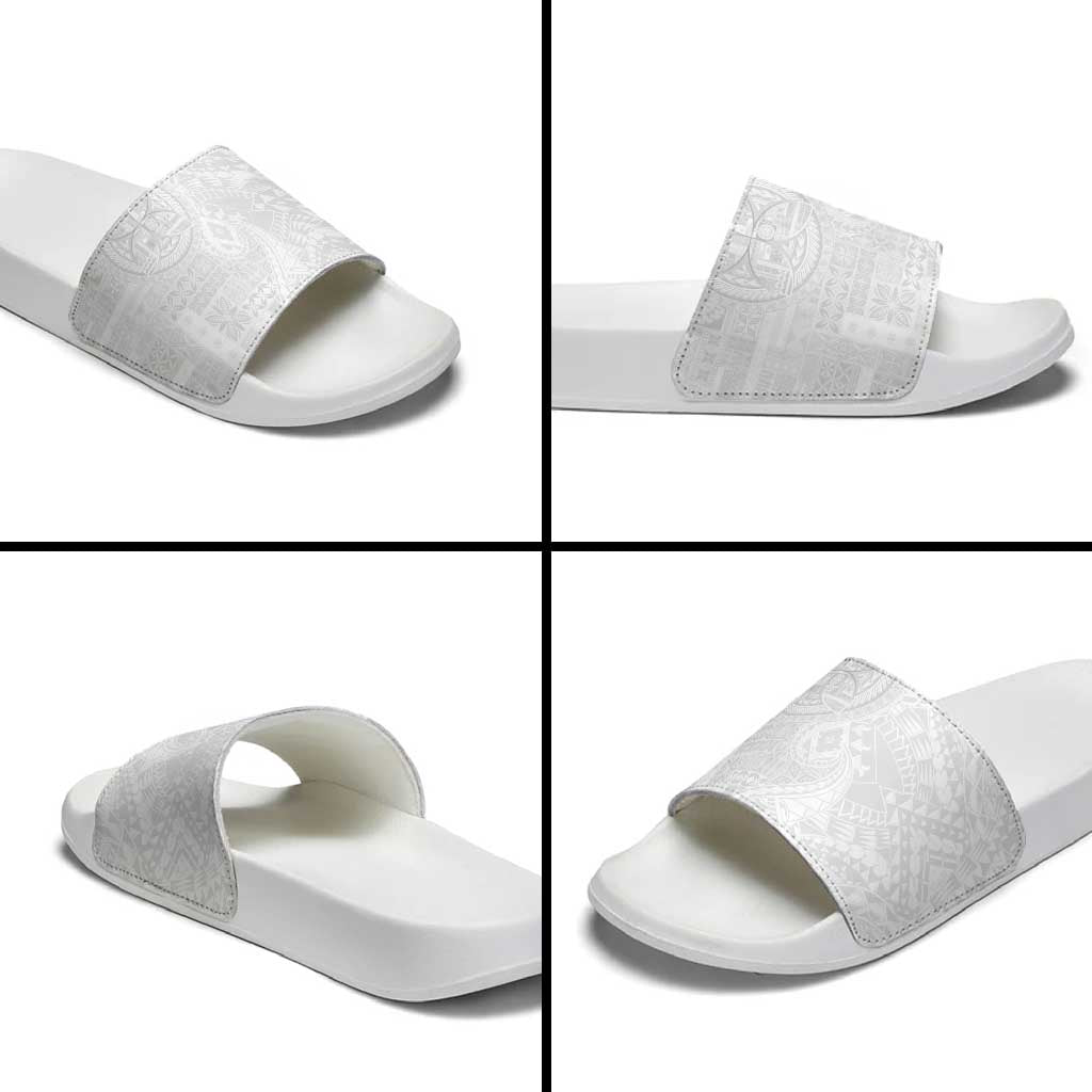Samoan Culture-Lotu Tamaiti Slide Sandals Siapo and Polynesian Art Tattoos - Polynesian Pride