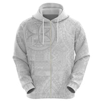 Samoan Culture-Lotu Tamaiti Zip Hoodie Siapo and Polynesian Art Tattoos - Polynesian Pride