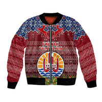 french-polynesia-christmas-bomber-jacket-coat-of-arms-and-map-beautiful-merry-xmas-snowflake