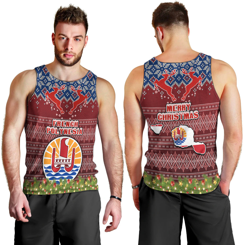 french-polynesia-christmas-men-tank-top-coat-of-arms-and-map-beautiful-merry-xmas-snowflake