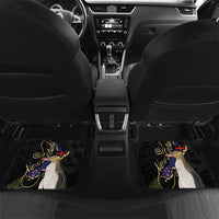 New Zealand Hoiho Car Mats Maori Art Tattoo and Silver Fern