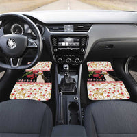 New Zealand Merry Christmas Car Mats Hoiho Xmas - Haka Dance and Pohutukawa