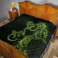 New Zealand Gecko Maori Art Tattoo Quilt LT03 - Polynesian Pride