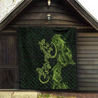 New Zealand Gecko Maori Art Tattoo Quilt LT03 - Polynesian Pride