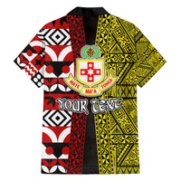 Tonga Kolisi Tonga Hawaiian Shirt Ngatu and Geometric Pattern LT03 - Polynesian Pride