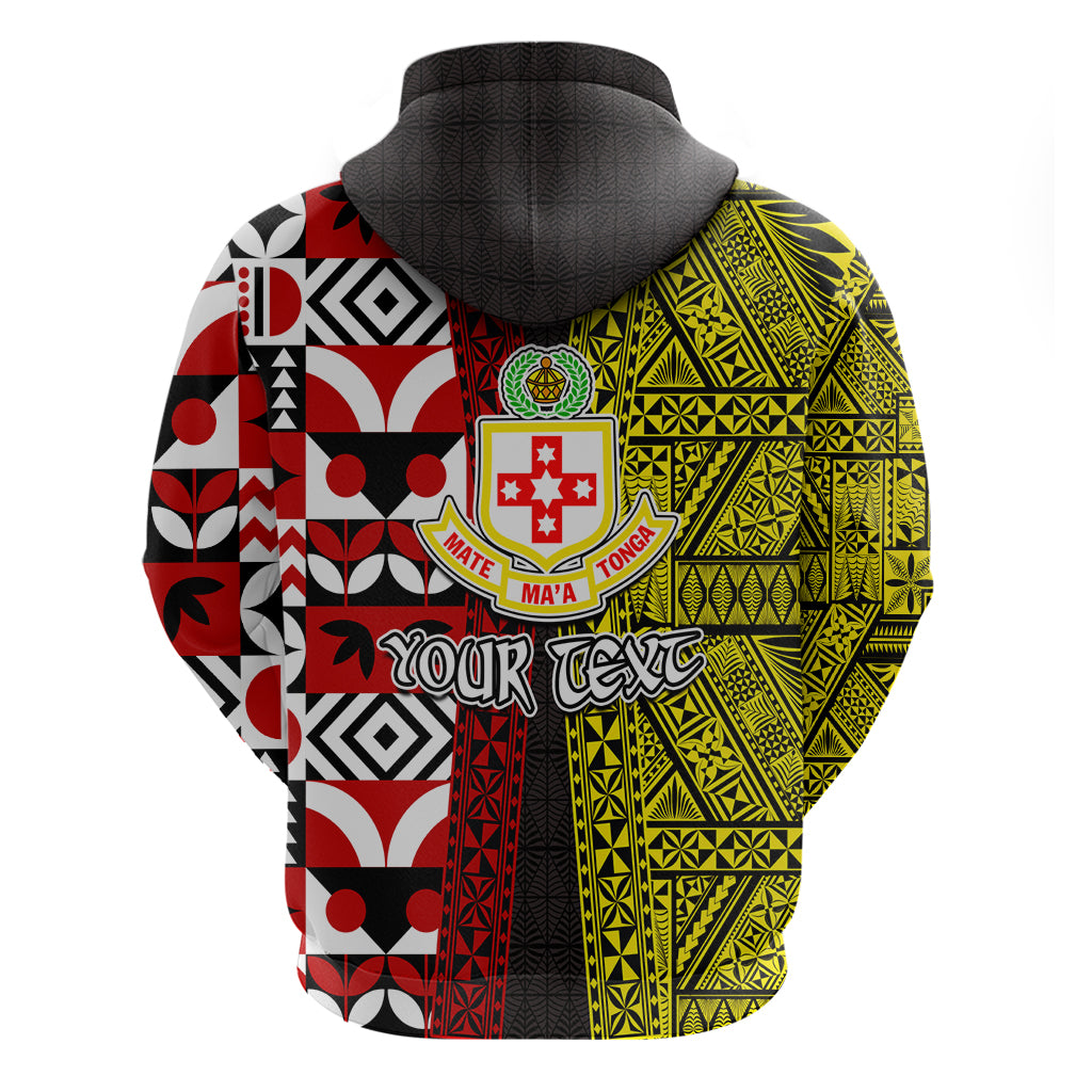 Tonga Kolisi Tonga Hoodie Ngatu and Geometric Pattern LT03 - Polynesian Pride