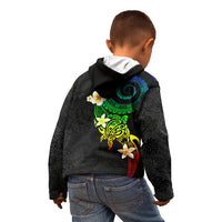 Polynesian Spiral Tribal Tattoo Kid Hoodie Fanciful Color LT03 - Polynesian Pride