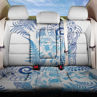 New Zealand Sea Animals Back Car Seat Cover with Maori Koru Tribal Tattoo and Silver Ferns Galaxy Style