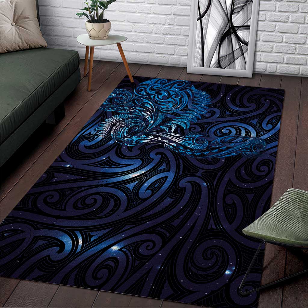 New Zealand New Year-Matariki Area Rug Aotearoa Maori Tattoo Galaxy Sky
