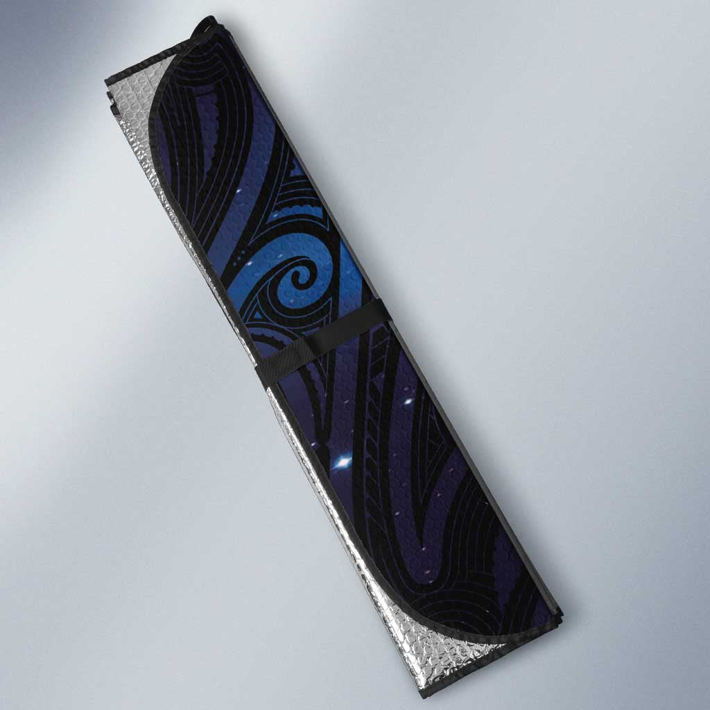 New Zealand New Year-Matariki Auto Sun Shade Aotearoa Maori Tattoo Galaxy Sky LT03 - Polynesian Pride