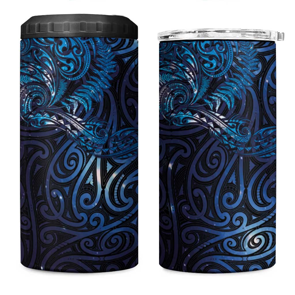 New Zealand New Year-Matariki 4 in 1 Can Cooler Tumbler Aotearoa Maori Tattoo Galaxy Sky