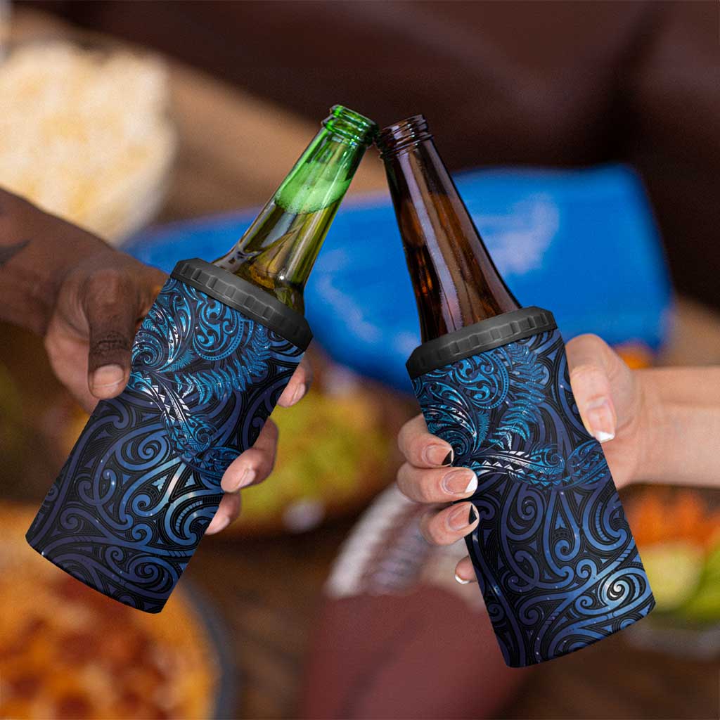 New Zealand New Year-Matariki 4 in 1 Can Cooler Tumbler Aotearoa Maori Tattoo Galaxy Sky
