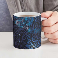 New Zealand New Year-Matariki Ceramic Mug Aotearoa Maori Tattoo Galaxy Sky