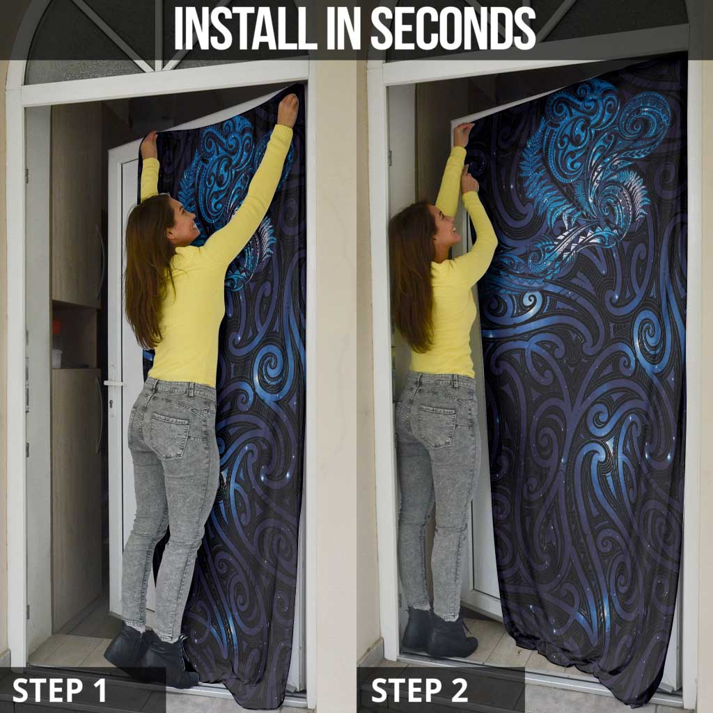 New Zealand New Year-Matariki Door Cover Aotearoa Maori Tattoo Galaxy Sky