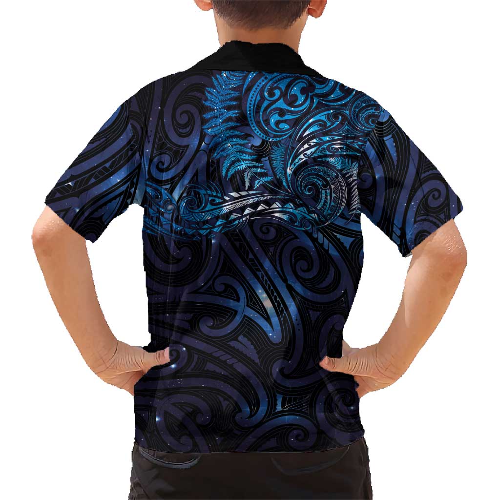 New Zealand New Year-Matariki Family Matching Mermaid Dress and Hawaiian Shirt Aotearoa Maori Tattoo Galaxy Sky LT03 - Polynesian Pride