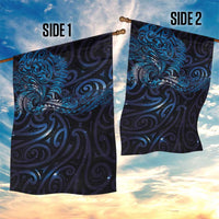 New Zealand New Year-Matariki Garden Flag Aotearoa Maori Tattoo Galaxy Sky
