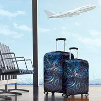 New Zealand New Year-Matariki Luggage Cover Aotearoa Maori Tattoo Galaxy Sky