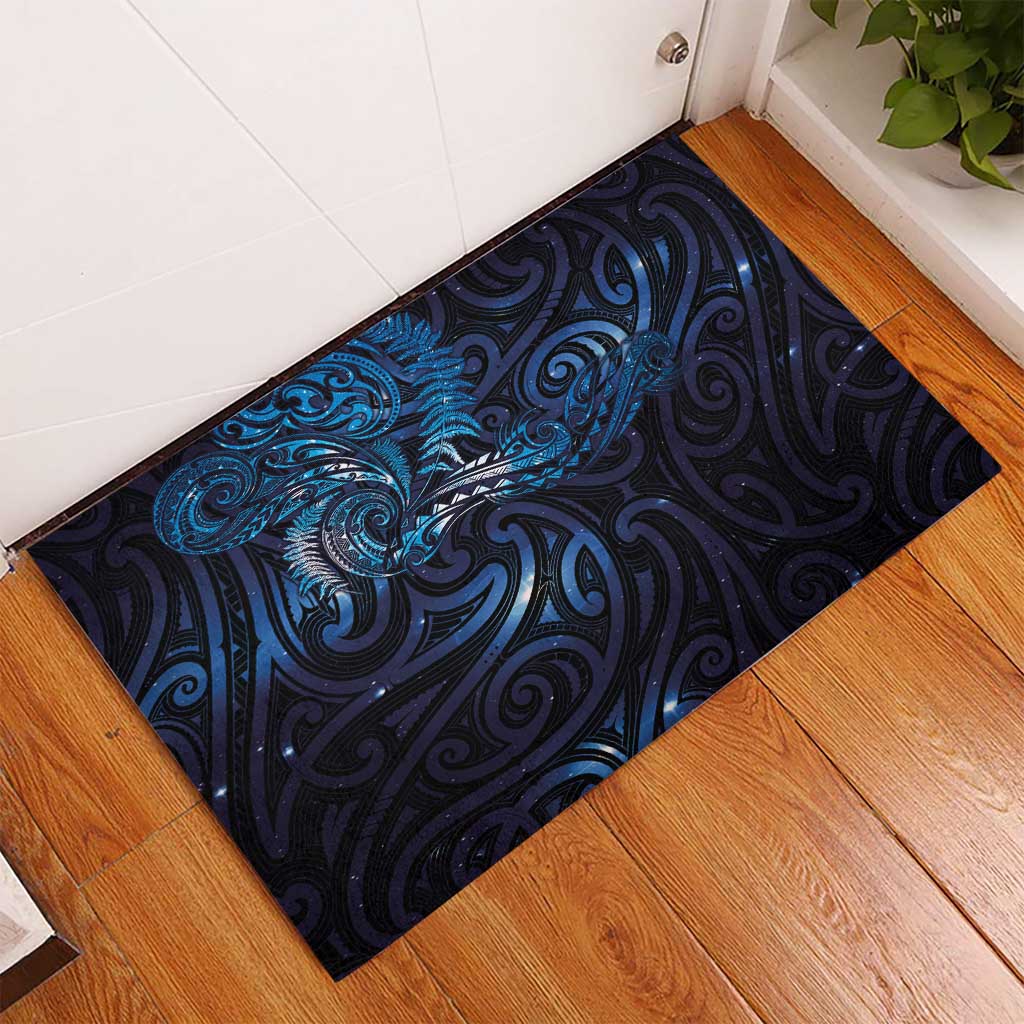 New Zealand New Year-Matariki Rubber Doormat Aotearoa Maori Tattoo Galaxy Sky LT03 - Polynesian Pride