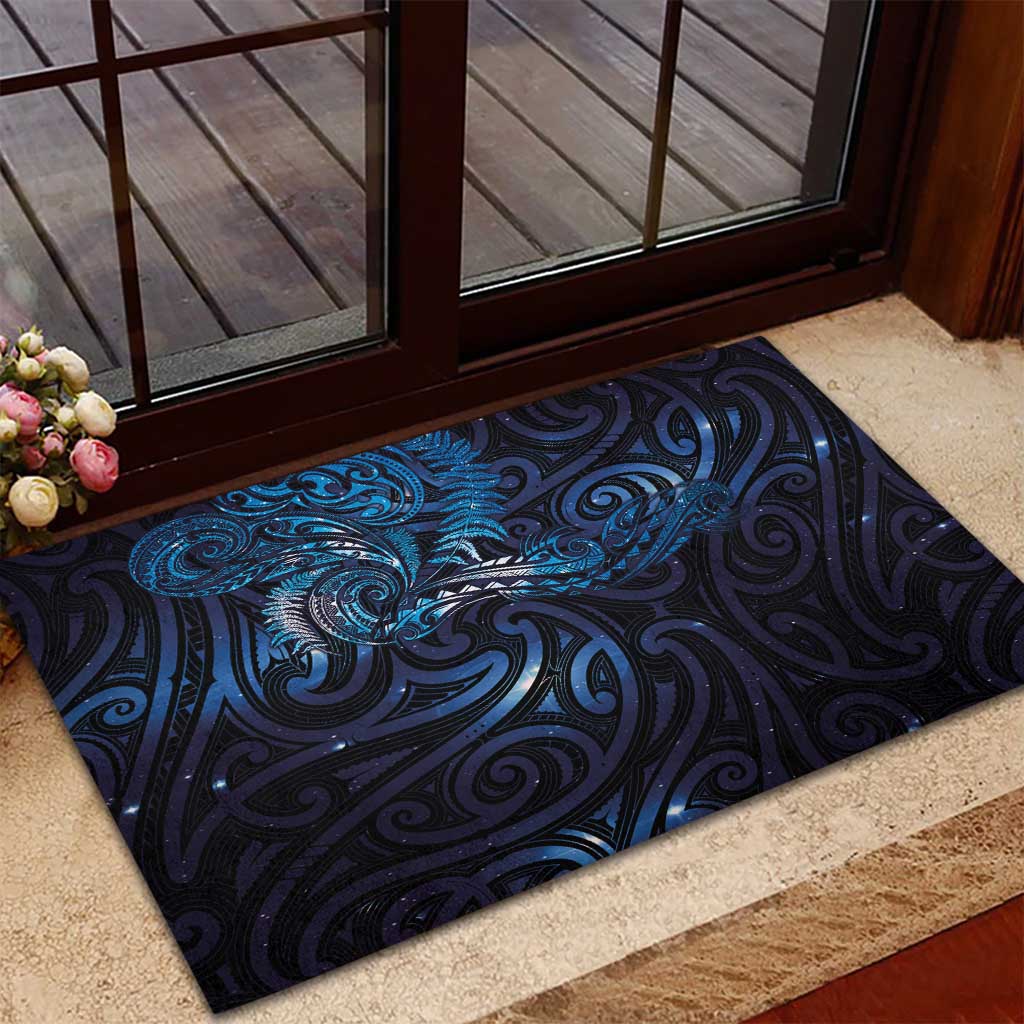 New Zealand New Year-Matariki Rubber Doormat Aotearoa Maori Tattoo Galaxy Sky LT03 - Polynesian Pride