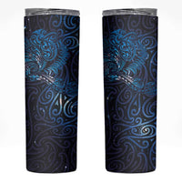 New Zealand New Year-Matariki Skinny Tumbler Aotearoa Maori Tattoo Galaxy Sky LT03 Multicolor - Polynesian Pride