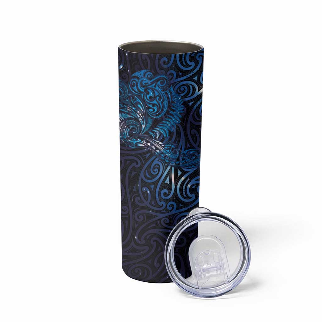 New Zealand New Year-Matariki Skinny Tumbler Aotearoa Maori Tattoo Galaxy Sky LT03 - Polynesian Pride