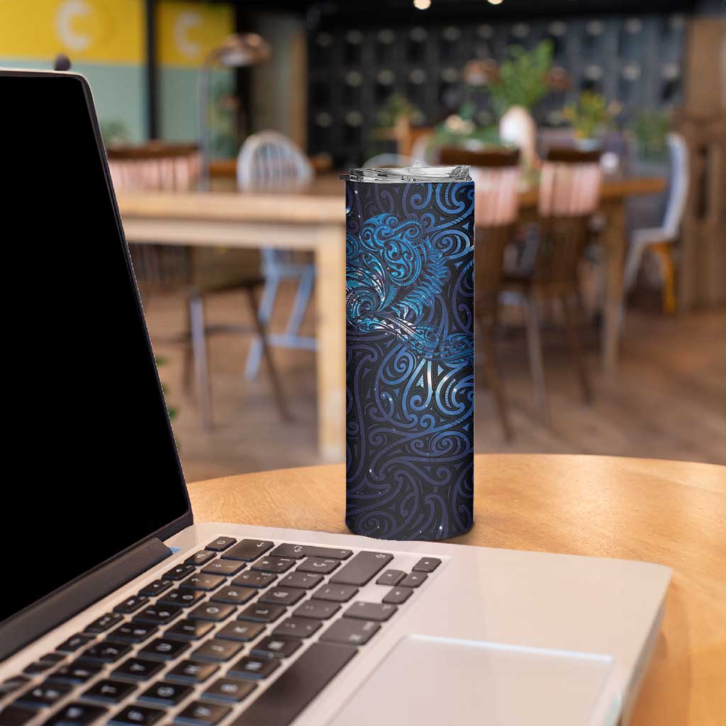 New Zealand New Year-Matariki Skinny Tumbler Aotearoa Maori Tattoo Galaxy Sky LT03 - Polynesian Pride
