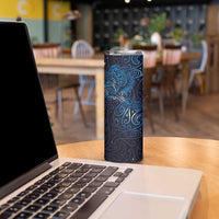 New Zealand New Year-Matariki Skinny Tumbler Aotearoa Maori Tattoo Galaxy Sky LT03 - Polynesian Pride