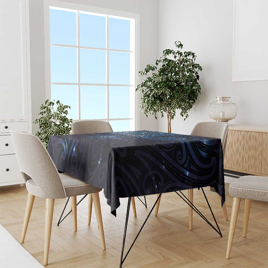 New Zealand New Year-Matariki Tablecloth Aotearoa Maori Tattoo Galaxy Sky