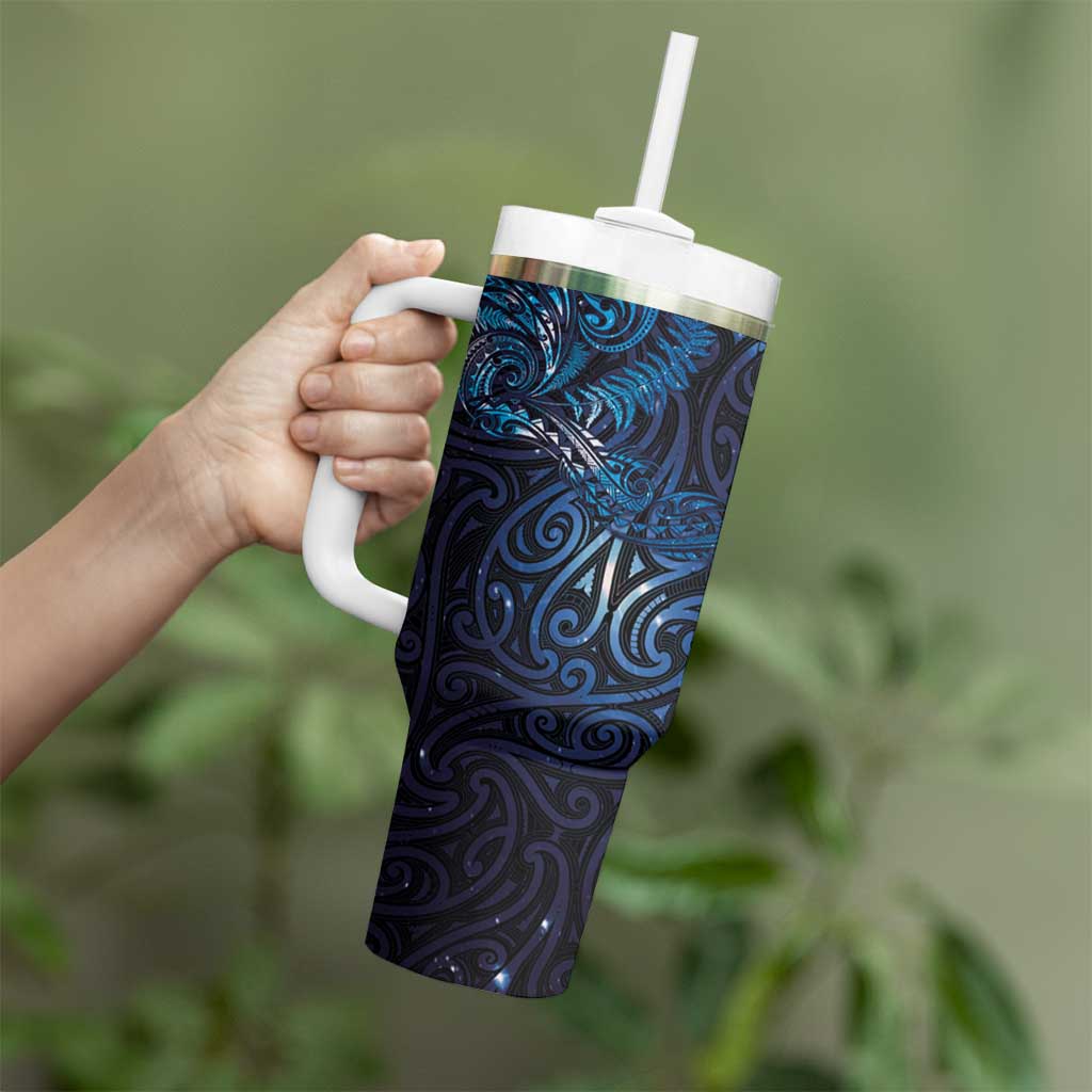 New Zealand New Year-Matariki Tumbler With Handle Aotearoa Maori Tattoo Galaxy Sky LT03 - Polynesian Pride