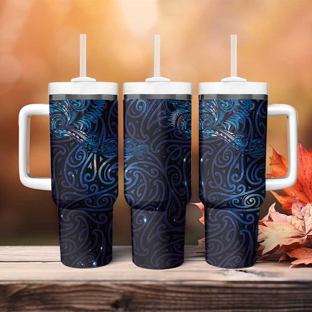 New Zealand New Year-Matariki Tumbler With Handle Aotearoa Maori Tattoo Galaxy Sky LT03 - Polynesian Pride