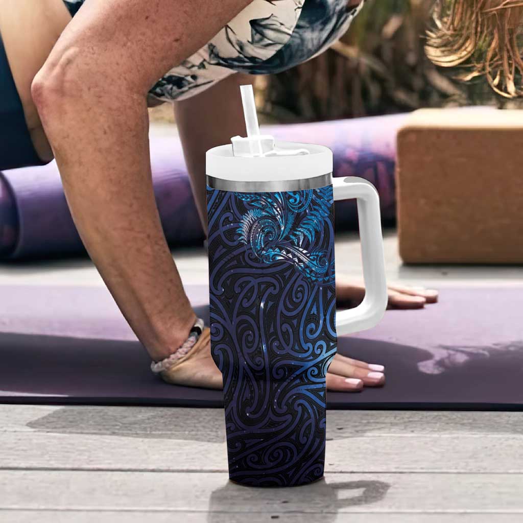 New Zealand New Year-Matariki Tumbler With Handle Aotearoa Maori Tattoo Galaxy Sky LT03 - Polynesian Pride