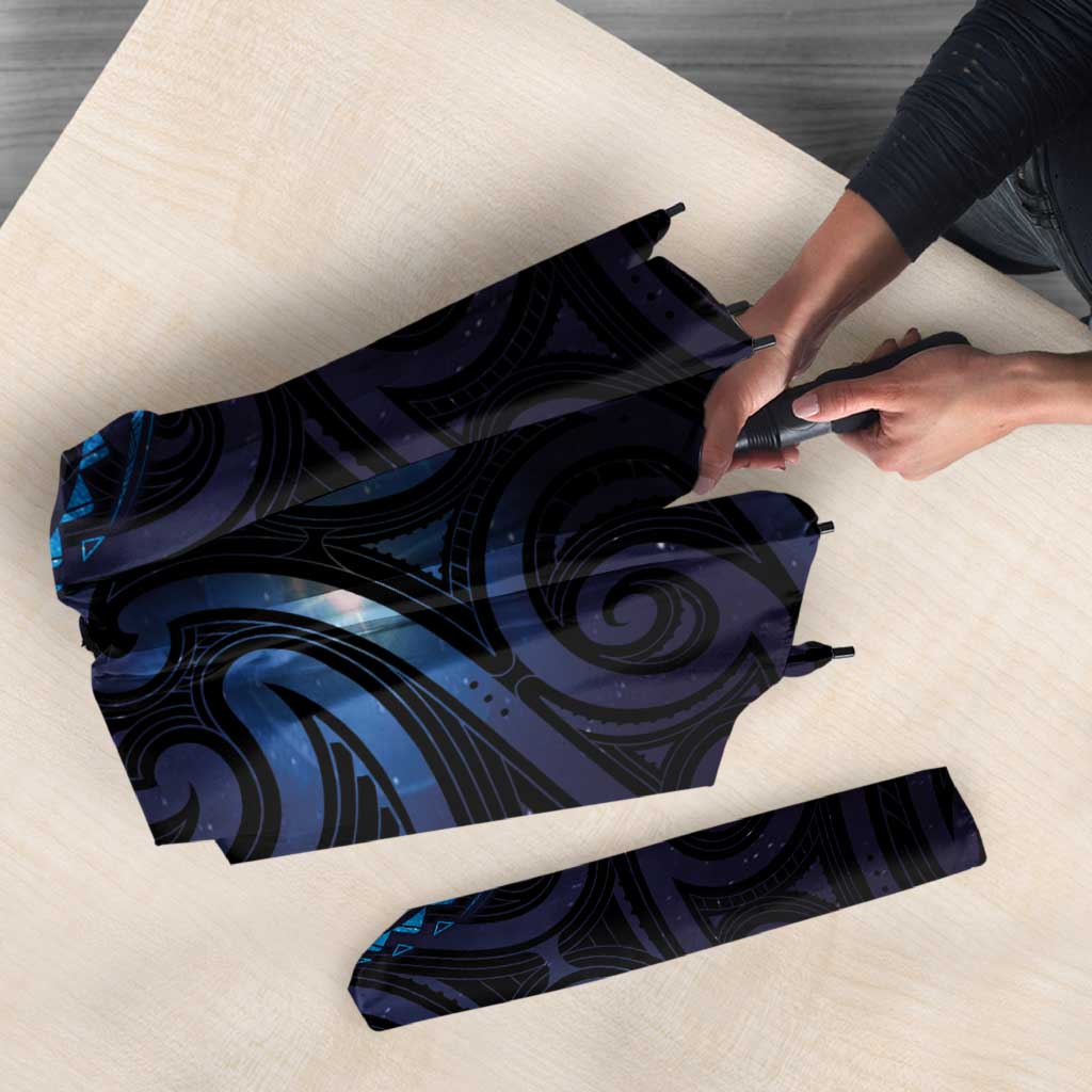 New Zealand New Year-Matariki Umbrella Aotearoa Maori Tattoo Galaxy Sky