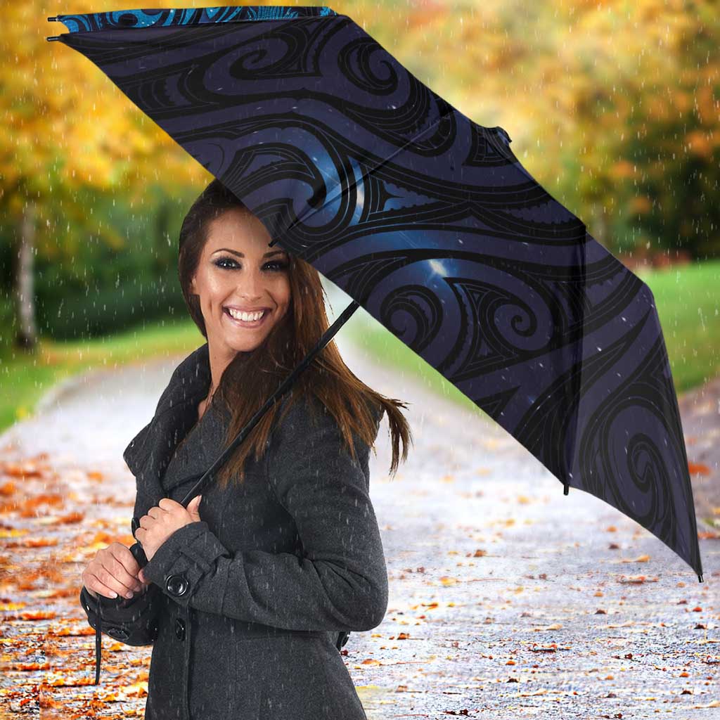 New Zealand New Year-Matariki Umbrella Aotearoa Maori Tattoo Galaxy Sky