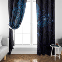 New Zealand New Year-Matariki Window Curtain Aotearoa Maori Tattoo Galaxy Sky LT03 - Polynesian Pride