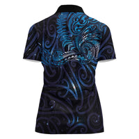 New Zealand New Year-Matariki Women Polo Shirt Aotearoa Maori Tattoo Galaxy Sky