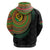 Vanuatu Tribal Tattoo with Namele Leaves Hoodie
