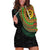 Vanuatu Tribal Tattoo with Namele Leaves Hoodie Dress