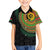 Vanuatu Tribal Tattoo with Namele Leaves Kid Hawaiian Shirt